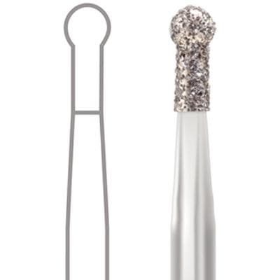 Midwest Multi-Use Diamond Bur FG #802/018M, Medium Grit, Round Extended End, Friction Grip, 1.8 mm Diameter, 2.9 mm Length, 5/Pkg thumbnail 9