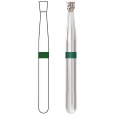 Midwest Multi-Use Diamond Bur, FG, Coarse, Inverted Cone, #805/014, 1.4mm Diameter, 1.5mm Length, 5/Pk thumbnail 7