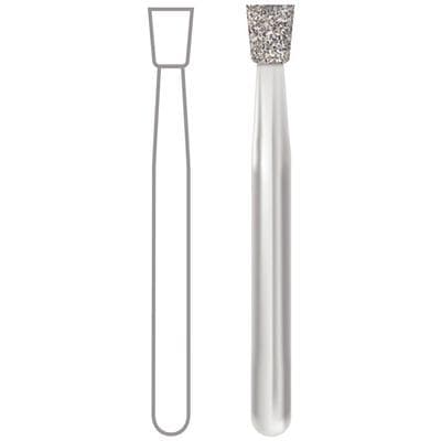 Midwest® Multi-Use Diamond Bur FG, Medium Grit, Inverted Cone, #805/023, 2.3 mm Diameter, 2.4 mm Length, Friction Grip, 5/Pkg thumbnail 4