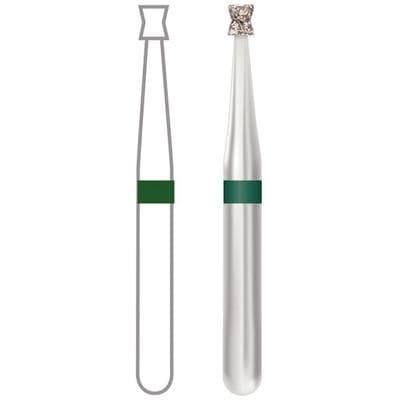 Midwest Multi-Use Diamond Bur #813-014C, Coarse Grit, Inverted Double Cone, Friction Grip, 5/Pk thumbnail 8
