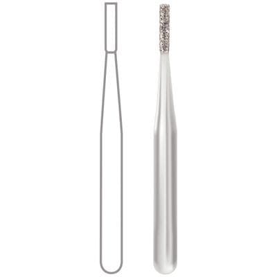 Midwest Multi-Use Diamond Bur FG 835-010M, Medium Grit, Flat End Cylinder, #557D, 1.0 mm Diameter, 4.0 mm Length, 5/Pk, 471495 thumbnail 8