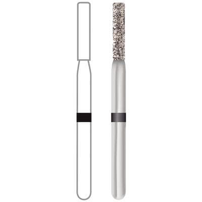 Midwest Multi-Use Diamond Bur 836-014SC, Super Coarse, Flat End Cylinder, FG, 1.4mm Diameter, 6.0mm Length, 5/Pk, 471078 thumbnail 8