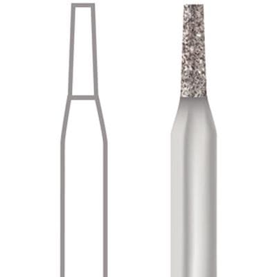 Midwest Multi-Use Diamond Bur FG 669D-009M, Medium Grit, Flat End Taper, 0.9 mm Diameter, 3.0 mm Length, Friction Grip, 5/Pk thumbnail 8