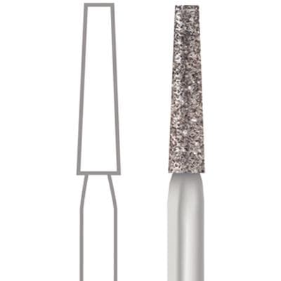 Midwest® #847/016 Medium Multi-Use Diamond Taper Flat End FG Bur, 1.6 mm Diameter, 8.0 mm Length, 5/Pkg thumbnail 6