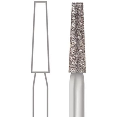 Midwest® Multi-Use Diamond Bur FG #847/018M, Medium Grit, Taper Flat End, Friction Grip, 1.8 mm Diameter, 8.0 mm Length, 5/Pkg thumbnail 5