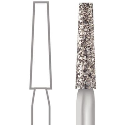 Midwest® #847/016 Super Coarse Multi-Use Diamond Bur, Taper Flat End, Friction Grip Short Shank, 1.6 mm Diameter, 8.0 mm Length, 5/Pkg, 471141 thumbnail 6