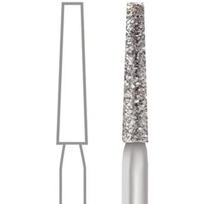 Midwest® #848-016 Coarse Multi-Use Diamond Bur, Taper Flat End, Long, Friction Grip, 1.6 mm Diameter, 10.0 mm Length, 5/Pkg thumbnail 6