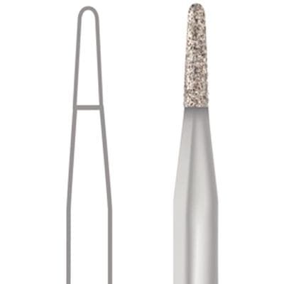 Midwest Multi-Use Diamond Bur FG #1169D-009M, Medium Grit, Round End Taper, 0.9 mm Diameter, 3.0 mm Length, Friction Grip, 5/Pkg thumbnail 7