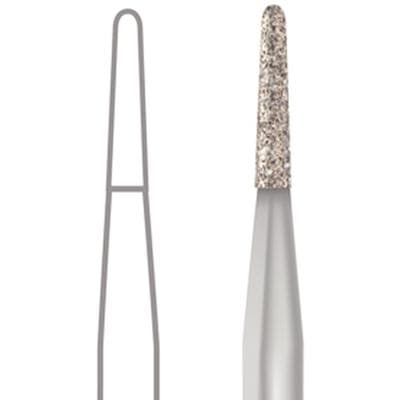 Midwest Multi-Use Diamond Bur FG #1170D-010M, Medium Grit, Round End Taper, 1.0 mm Diameter, 4.0 mm Length, Friction Grip, 5/Pkg thumbnail 5