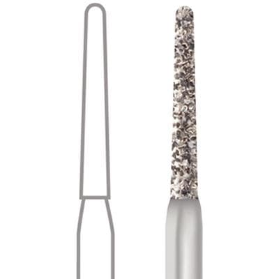 Midwest® Multi-Use Diamond Bur FG #850-012SC, Super Coarse, Taper Round End Long, 1.2 mm Diameter, 10 mm Length, 5/Pkg, 471178 thumbnail 7