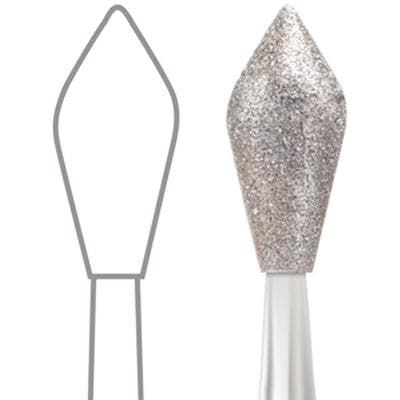 Midwest® Multi-Use Diamond Bur FG, Fine Grit, Football Shape, #899-031F, 3.1 mm Diameter, 7.0 mm Length, 5/Pkg thumbnail 7