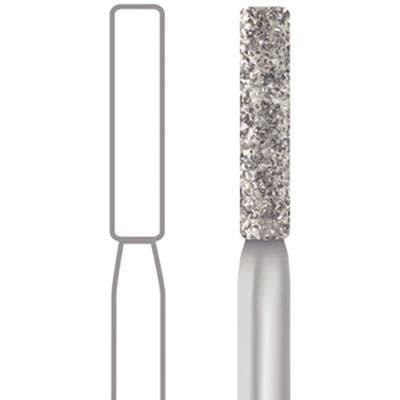 Midwest Multi-Use Diamond Bur 837KR-014C, Coarse Grit, Flat End Long Cylinder, Friction Grip, 5/Pk thumbnail 9