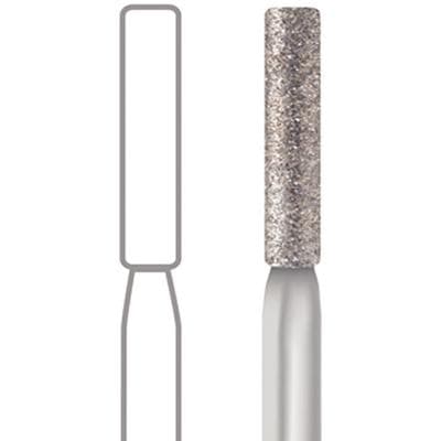 Midwest Multi-Use Diamond Bur FG #837KR-014F, Fine Grit, Long Cylinder Modified Flat End, 1.4 mm Diameter, 8.0 mm Length, Friction Grip, 5/Pkg thumbnail 7