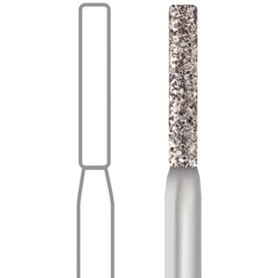 Midwest Multi-Use Diamond Bur 837KR-012SC FG, Super Coarse, Long Cylinder Flat End Modified, 1.2 mm Diameter, 8.0 mm Length, 5/Pk, 471099 thumbnail 9