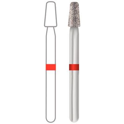 Midwest Diamond Bur FG 845KR-018F, Fine Grit, Taper Flat Modified End, Friction Grip, 1.8 mm Diameter, 4.0 mm Length, 5/Pk thumbnail 6