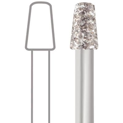 Midwest Diamond Bur FG 845KR-025M, Medium Grit, Taper Flat Modified End, Friction Grip, 2.5mm Diameter, 4.0mm Length, 5/Pk thumbnail 7