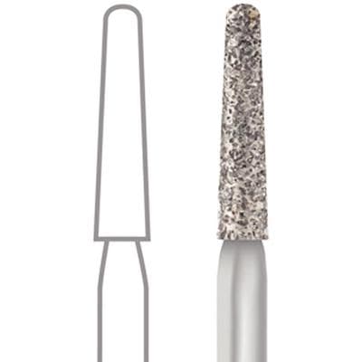Midwest Diamond Bur FG 856L-016C Coarse, Round End Taper Long, Friction Grip, 1.6 mm Diameter, 9.0 mm Length, 5/Pk thumbnail 8
