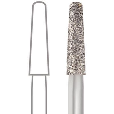 Midwest® #856L/018 Coarse Multi-Use Diamond Taper Round Long FG Bur, 1.8 mm Diameter, 9.0 mm Length, 5/Pkg thumbnail 8