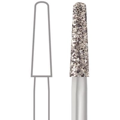 Midwest® Multi-Use Diamond Bur FG #856L-018SC, Super Coarse, Taper Long Round End, 1.8 mm Diameter, 9.0 mm Length, Friction Grip, 5/Pkg thumbnail 9