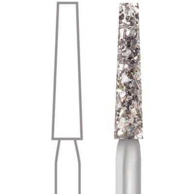 Midwest® Multi-Use Diamond Bur FG #848/018, Ultra Coarse, Taper Flat End Long, Friction Grip, 5/Pkg thumbnail 7