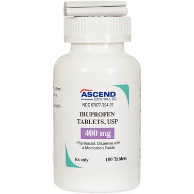 Ascend Laboratories Ibuprofen Tablets USP, 400 mg, Bottle of 100, NDC 67877-0319-01 thumbnail 2