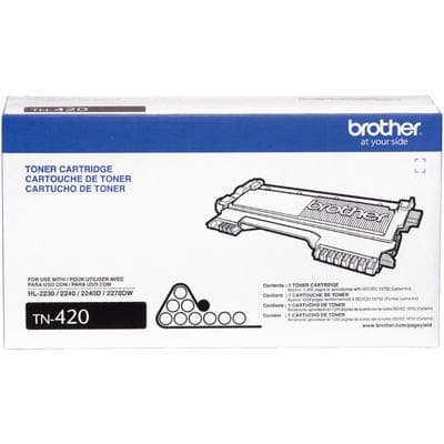 Brother TN420 Black Toner Cartridge, 1,200 Page Yield, for DCP-7060/7065N, HL-2240/D/2270DW, MFC-7360/7460DN/7860DW thumbnail 2