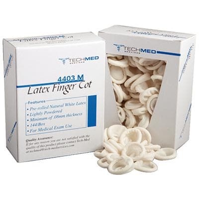 Dukal Nitrile Finger Cots, Small, Powder-Free, Latex-Free, 144/Box, 4404S thumbnail 9