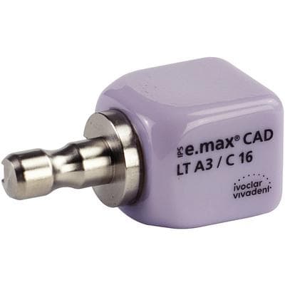 IPS e.max CAD LT (Low Translucency) Lithium Disilicate Milling Block, Size C16, Shade A3, for CEREC/inLab, 5/Box thumbnail 10