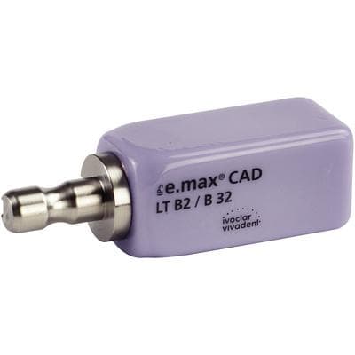 IPS e.max CAD LT (Low Translucency) Lithium Disilicate Milling Blocks, Size B32, Shade B2, 3/Pkg, for CEREC/inLab thumbnail 11
