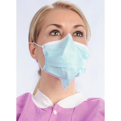 Valumax ArchAway Double-Seal 3-in-1 Earloop Face Mask, Sky Blue, ASTM Level 2, 50/Box, 5630ADE-SB thumbnail 7
