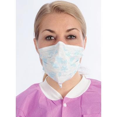 ArchAway Double-Seal Earloop Face Masks, ASTM Level 2, Plumeria, 50/Box, 5630ADE-PR thumbnail 5