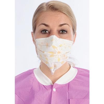ValuMax ArchAway Double-Seal Earloop Face Mask, ASTM Level 2, Daisy Print, 50/Box thumbnail 4