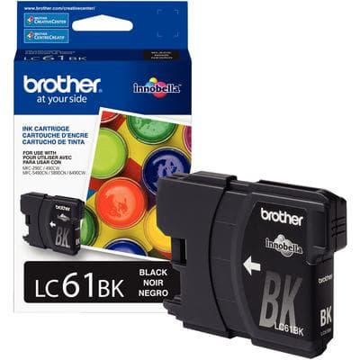 Brother LC61BK Innobella Black Ink Cartridge, 450 Page Yield, LC-61BK thumbnail 2