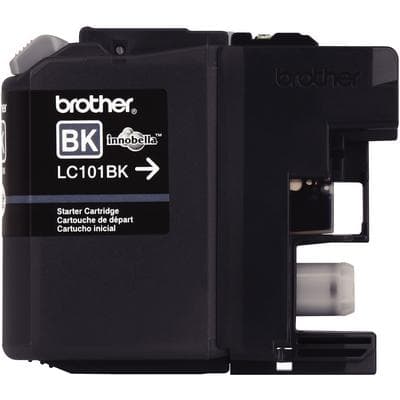 Brother LC101BK Innobella Black Ink Cartridge, 300 Page Yield, OEM (BRT LC101BK) thumbnail 2