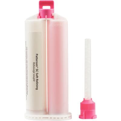 Patterson® SC Soft Relining Material, 50 ml Cartridge Refill with 10 Mixing Tips - Patterson® SC Soft Relining – 50 ml Cartridge Refill - Patterson® SC Soft Relining – 50 ml Cartridge Refill - Image 1
