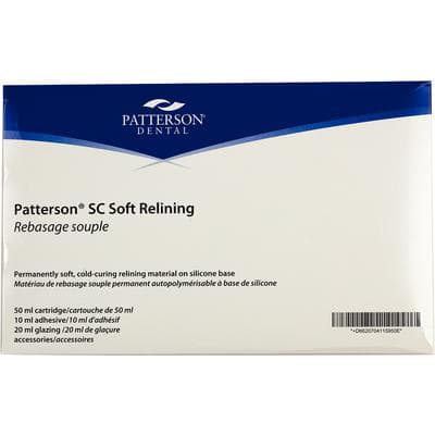 Patterson SC Soft Relining Set, 50 ml Cartridge with Adhesive Liquid, Glazing Base and Catalyst, 1/Set thumbnail 2