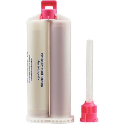 Patterson® Hard Relining Material, 80 g Cartridge Refill with 10 Mixing Tips - Patterson® Hard Relining – 80 g Cartridge Refill - Patterson® Hard Relining – 80 g Cartridge Refill - Image 1