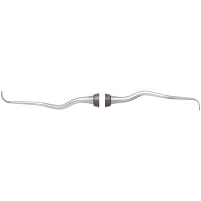 XDURA® Gracey Curettes #13-14, Mini Blade/Long Reach, Double End, DuraLite® Round Handle, Stainless Steel thumbnail 4
