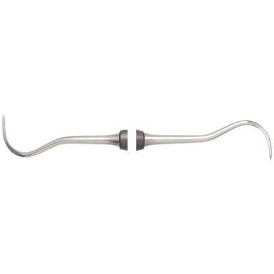 Nordent XDURA N67 Anterior Offset Sickle Scaler, Double End, H6/H7, DuraLite Round Handle, Stainless Steel, 1 Each thumbnail 7