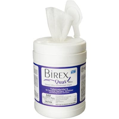 Birex Quat Disinfectant Wipes, 160 Wipes/Canister, 6 in x 6.75 in, EPA List N thumbnail 7