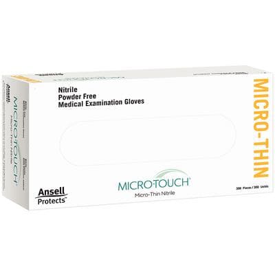 Micro-Touch® Micro-Thin Nitrile Exam Gloves, Powder Free, Non-Sterile, Extra Large, Blue, 300/Box, 6034314 thumbnail 12