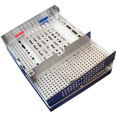 PDT FlipTop Cassette E Fixed Rack 15, Surgical-Grade Stainless Steel, 15-Instrument Capacity, T015E-F thumbnail 12