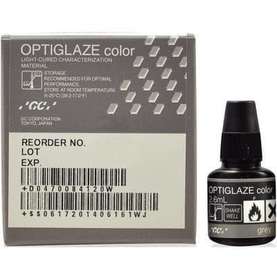 GC America OptiGlaze Color Grey, Light-Cured Nano-Filled Characterization Coating, 2.6 mL Bottle, 008419 thumbnail 17