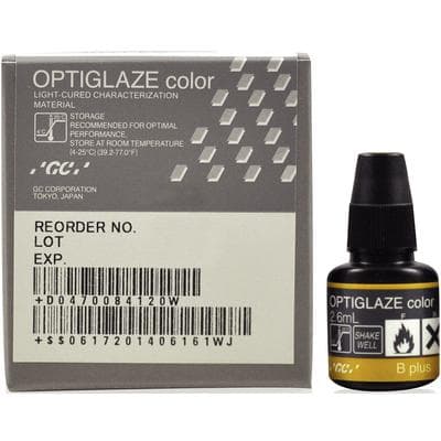 GC America OptiGlaze Color B Plus, Light-Cured Nano-Filled Resin Glaze, 2.6 mL Bottle, #8410 thumbnail 17