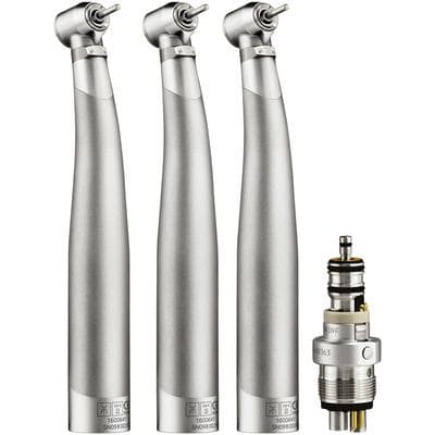 Bien Air Prestige LED High Speed Air Handpiece Bundle - Basic Mini (3 Handpieces + 1 Coupler) - Restorative High Speed Air Bundles - Basic – Mini - Image 1