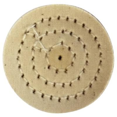 Muslin Buff Wheel, 1-1/2" Diameter, 16 Ply, 1/Pkg - Muslin Buff Wheels - 1-1/2" Diameter, 16 Ply - Image 1