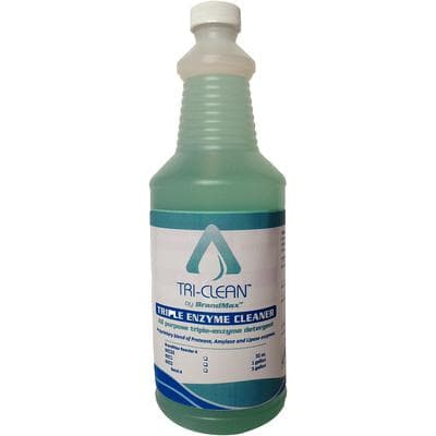 Tri-Clean™ Triple Enzymatic Cleaner Concentrate, Pre-Measured 32 oz (1 Quart) Bottle, BEC32PM thumbnail 6