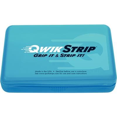 QwikStrip Single-Sided Abrasive Finishing Strip, Medium 0.13 mm, Blue, 10/Pack, QS-M thumbnail 13