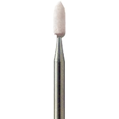 Meisinger 661XF-025 White Arkansas Abrasive FG, Extra Fine, Pointed Cylinder, 2.5 mm Head, 5/Pk thumbnail 5