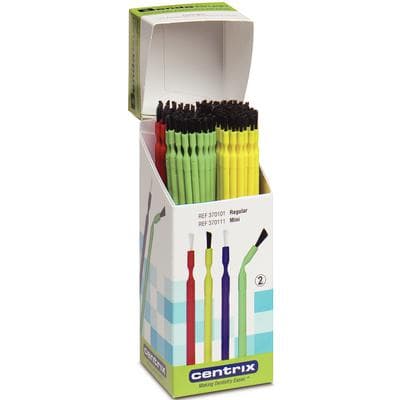 Benda Brush Regular Applicator, Single-Ended, Assorted Colors, Black Bristles, 144/Box, 370101 thumbnail 21